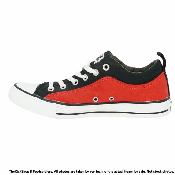 CONVERSE CT TORQUE OX RED BLACK 144647C MEN'S SNEAKERS - Picture 3 of 5